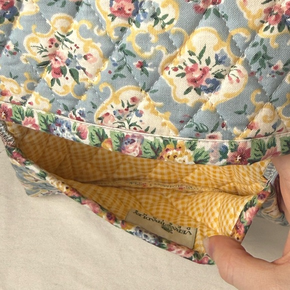 NWOT Vera Bradley Pastel Blue Checkbook Cover Vintage Retired New - Picture 7 of 7